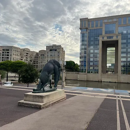 Apartment Moderne 43 M2 Au Coeur De Montpellier, Tramway Au Pied De L'immeuble, Parking Public, Ideal Pour 1 A 3 Personnes Montpellier